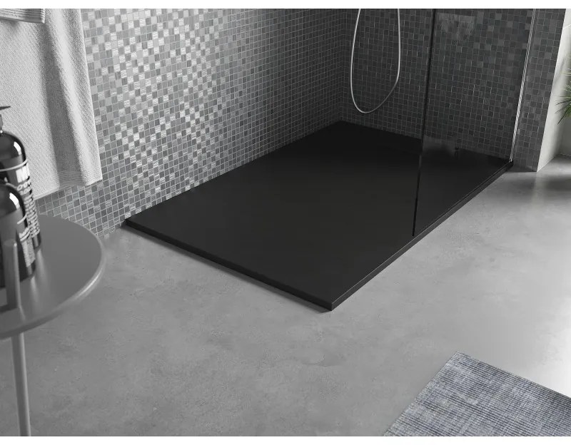 Mexen Otto, SMC obdĺžniková sprchová vanička 140 x 90 cm, čierna, 4N709014
