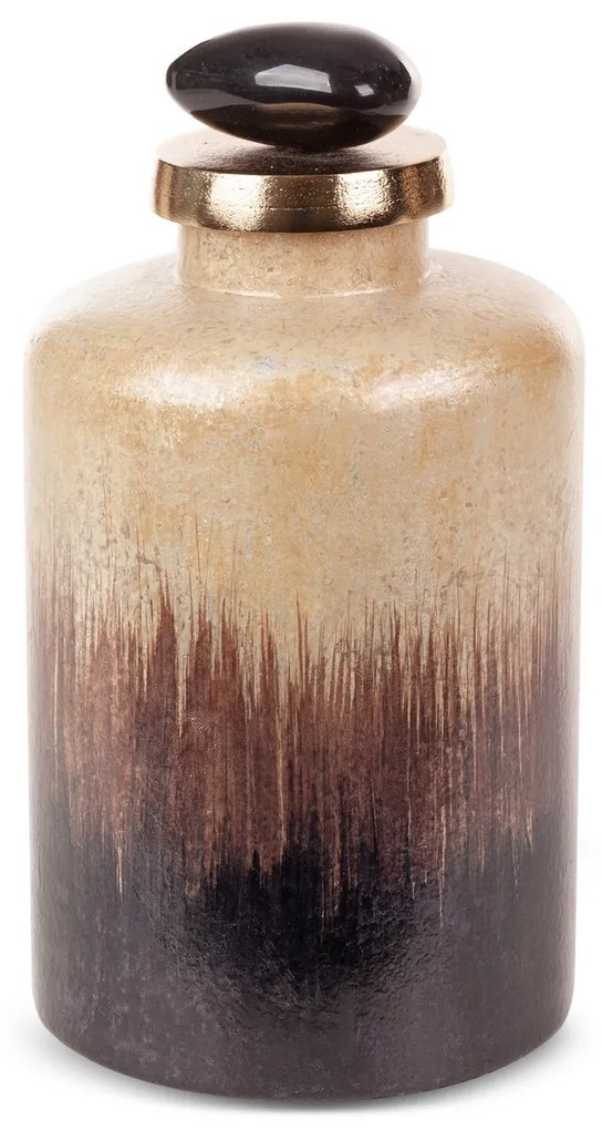 SKLENENÁ DEKORAČNÁ SOŠKA GALA (01) (FI) 12X24 CM VIACFAREBNÁ