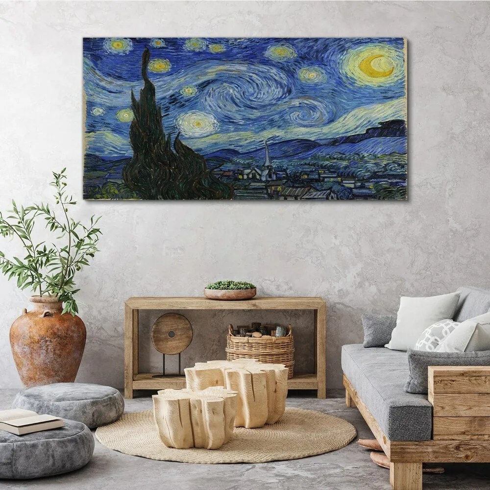 Obraz canvas Hviezdna noc van Gogh