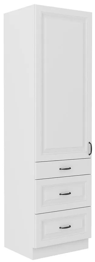 Kuchynská skrinka STILO biela mat/biela 60dks-210 3s 1f