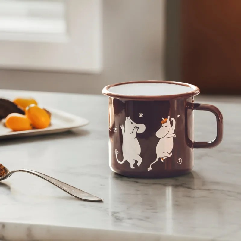 Hrnček Moomin Comet 0,55l, smalt / hnedý