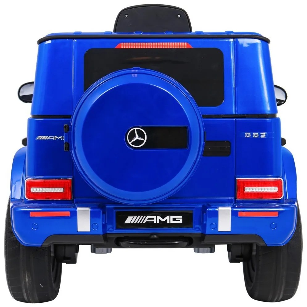 Detské elektrické autíčko Mercedes G63 AMG lakované - modré