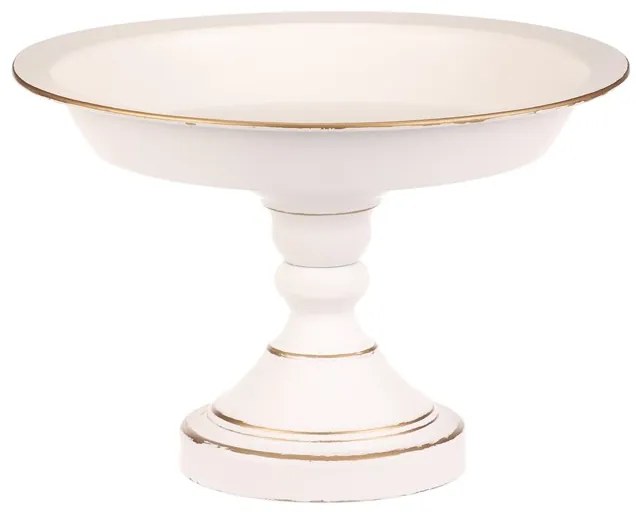 Autronic BONTEC Misa kovová - na stojane, 20 cm, aranžovacia, biela Farba: Biela