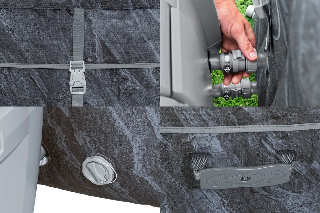 BESTWAY Lay-Z-Spa Boracay AirJet Vírivka, 180 x 66 cm, 2-4 osoby 60175