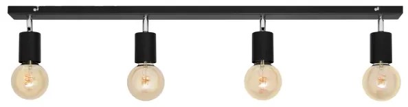 Bodové svietidlo TUNE 4xE27/20W/230V čierna