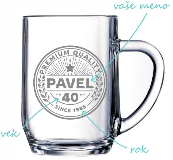 Pieskovaný polliter na pivo Premium quality