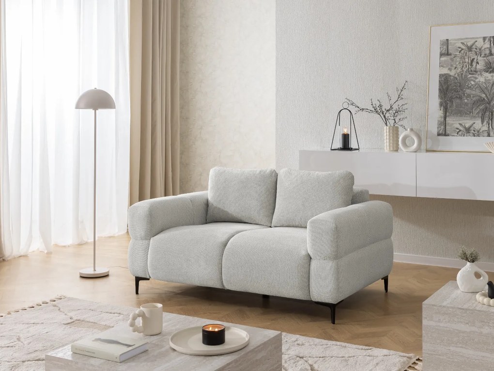 POHOVKA FLEUR 2 MIESTNÁ SVETLO SIVÁ 154 cm