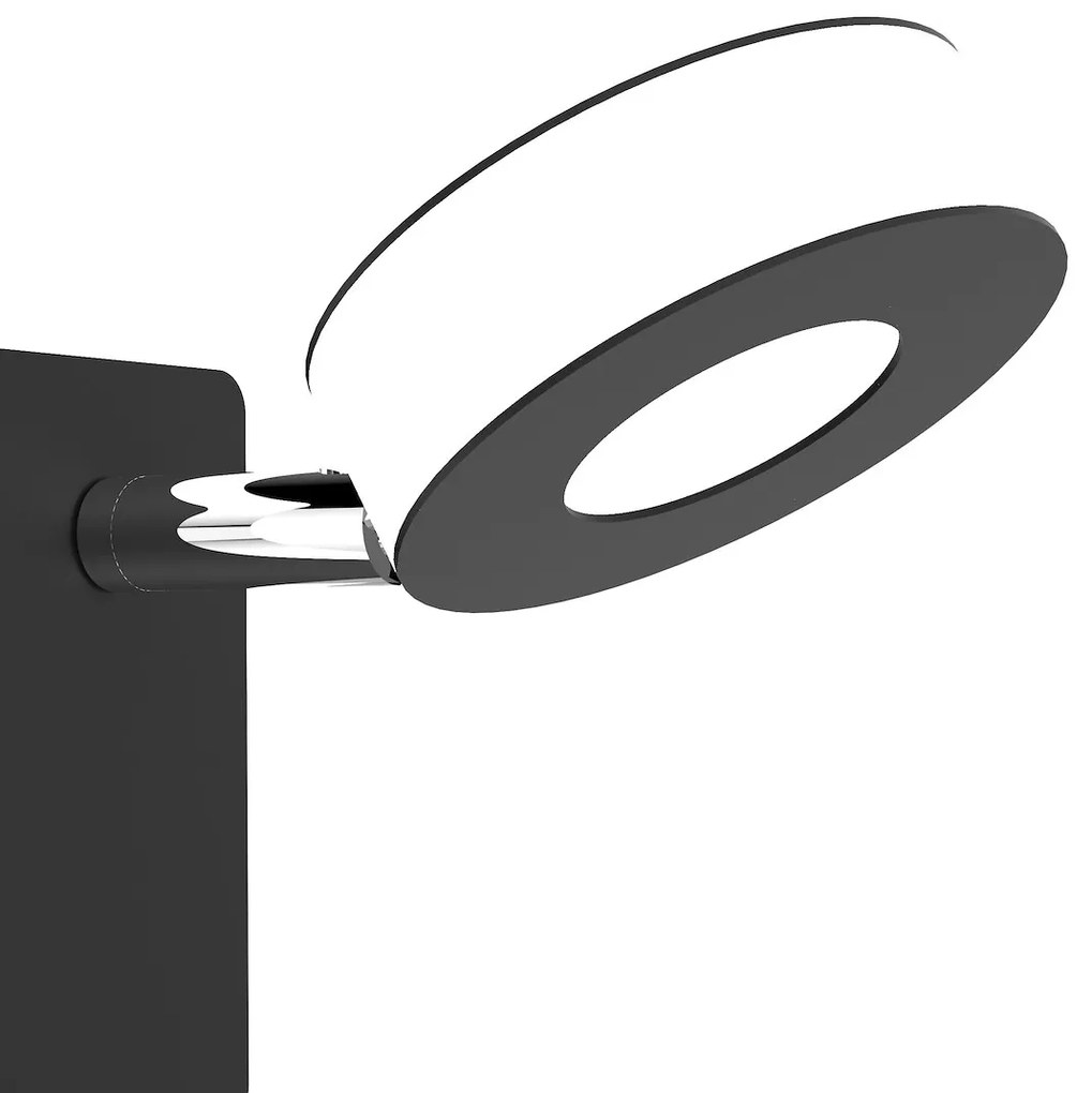 Nástenné LED svietidlo Sole, 1x LED 5w, 4000k, ch/b