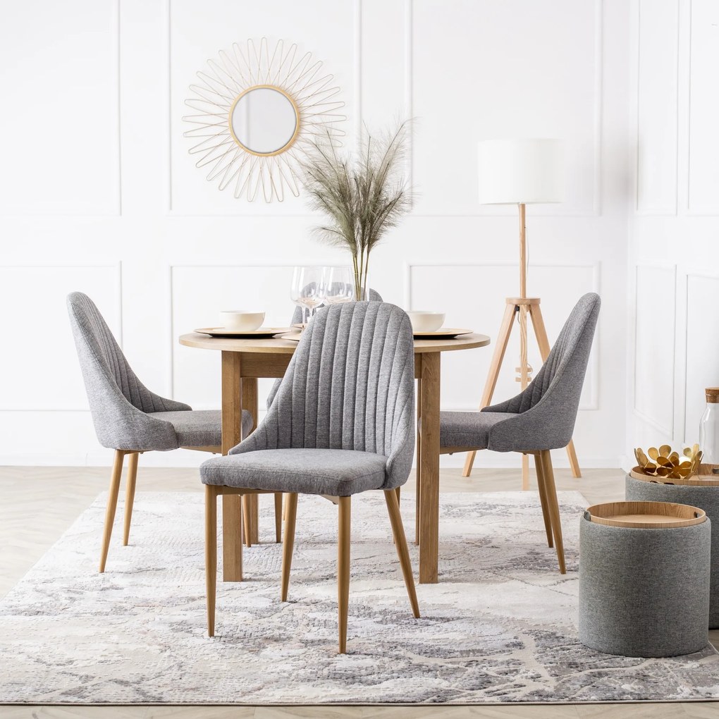 Čalouněná jídelní židle TORINO šedá