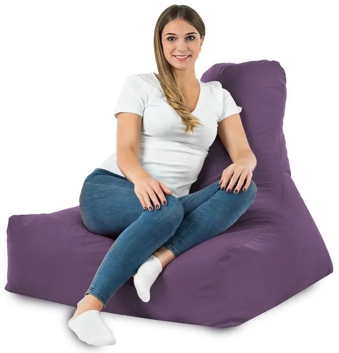 Sedací vak Bali Plyš Farba: Fialový
