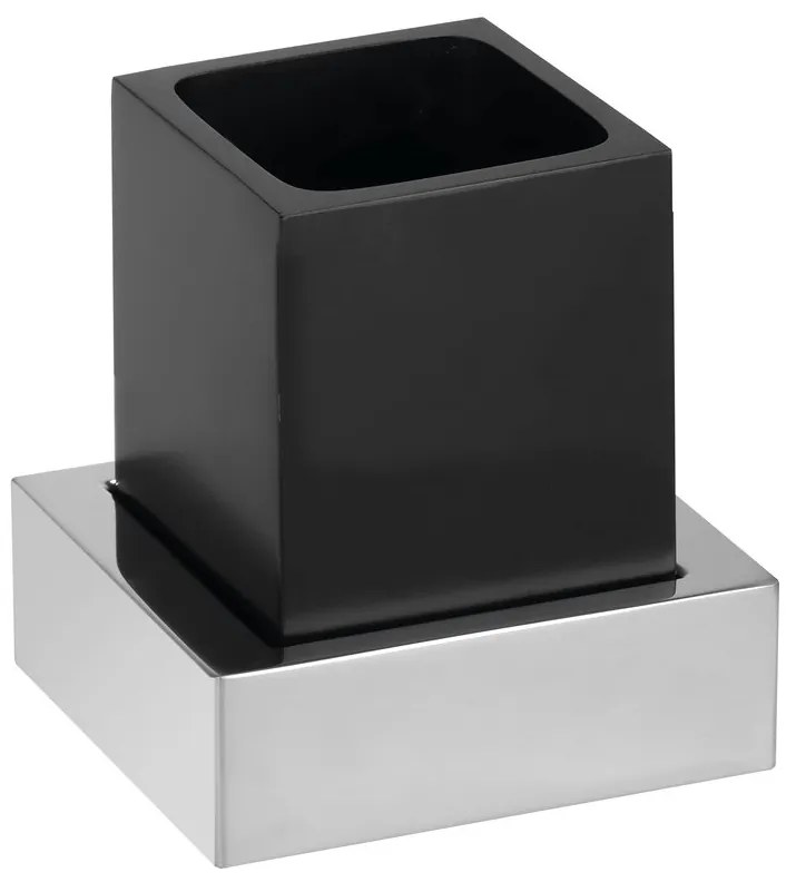 Sapho Sapho, X-STEEL pohár na postavenie, čierna, XS105B