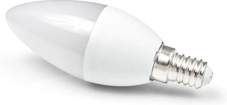 MILIO LED žiarovka C37 - E14 - 8W - 655 lm - teplá biela