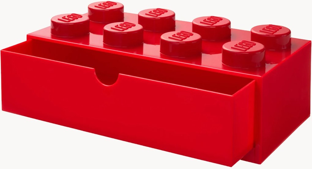 Úložná zásuvka LEGO s 8 gombíkmi Brick