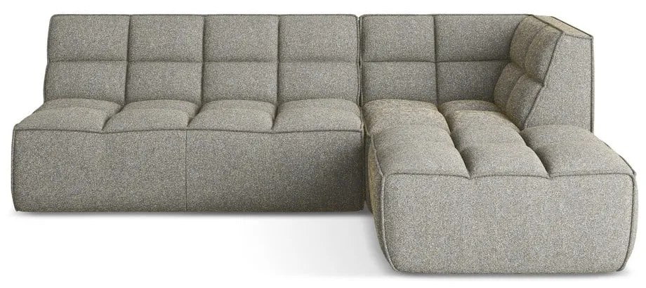 Béžová modulárna rohová pohovka (variabilná) Kalai – Makamii