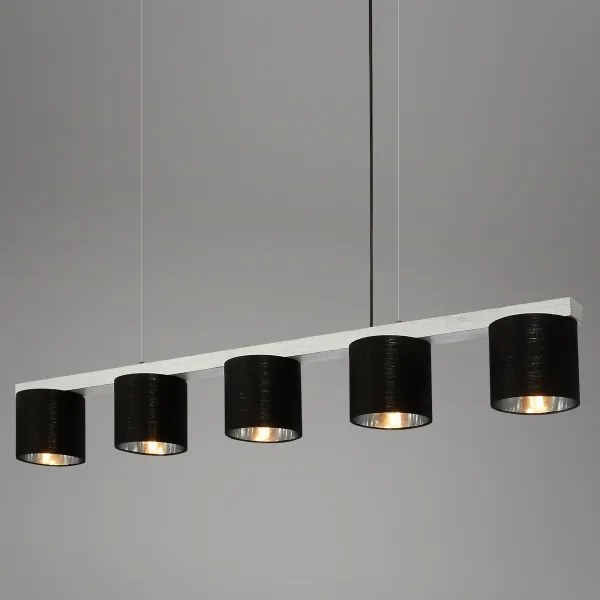 Briloner - Luster na lanku LURI 5xE14/25W/230V kaučukovník