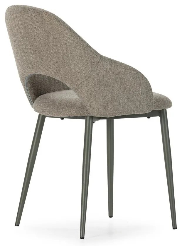 Zelené čalúnené jedálenské stoličky v súprave 2 ks Lia – Marckeric