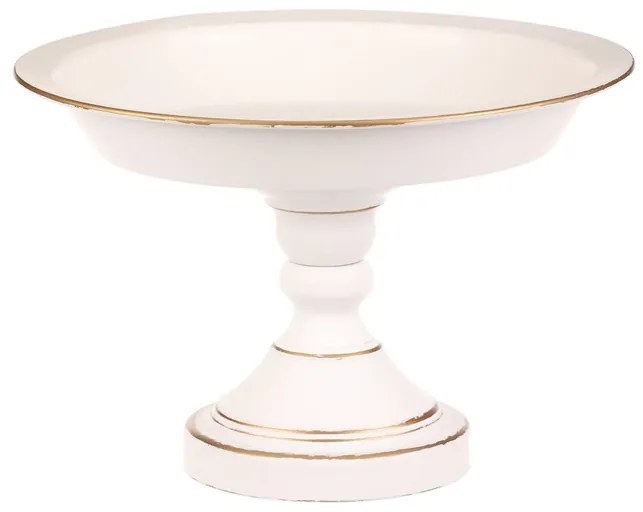 Autronic BONTEC Misa kovová - na stojane, 20 cm, aranžovacia, biela Farba: Biela