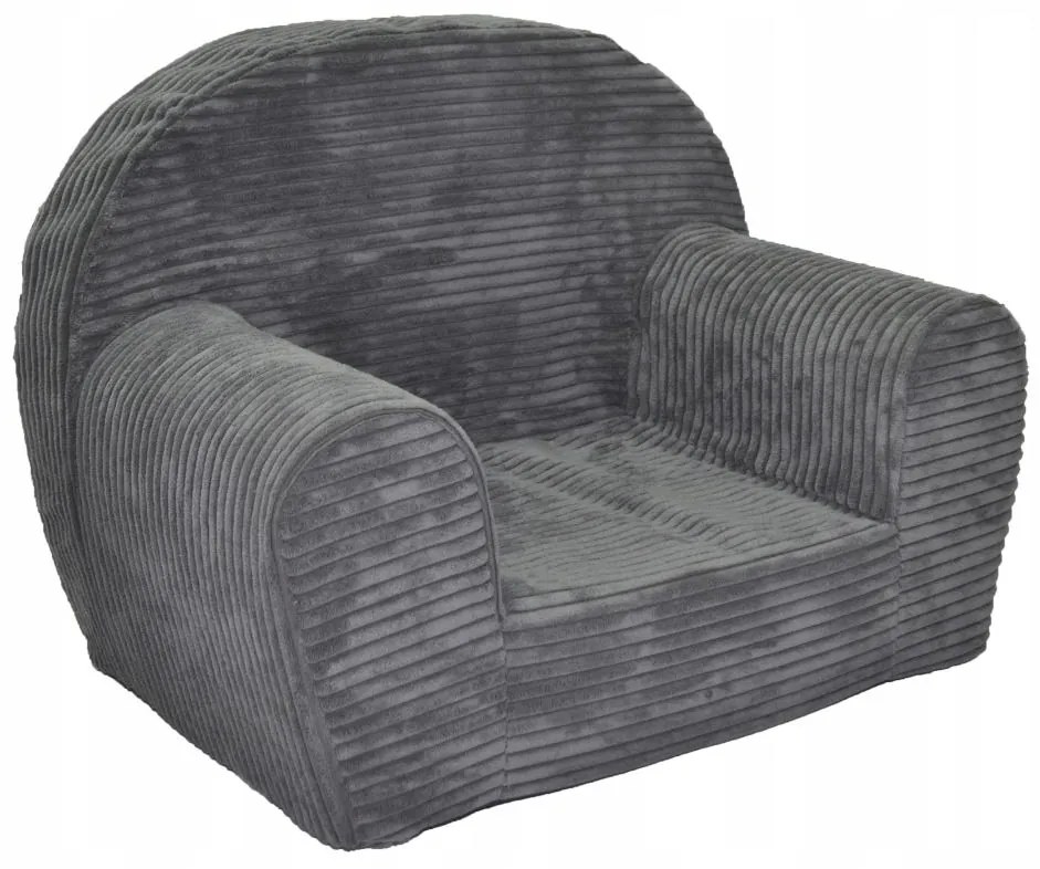 Detské kresielko LINCOLN - tmavo šedé