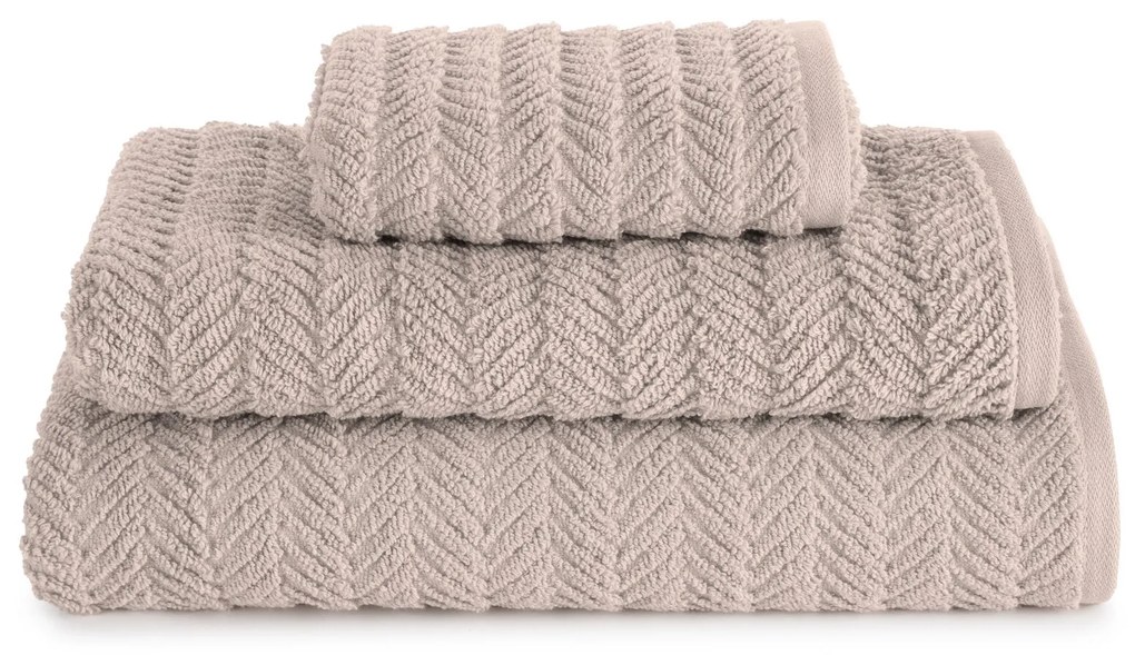 BAVLNENÝ UTERÁK ETNO 30X50 CM PUDROVÁ