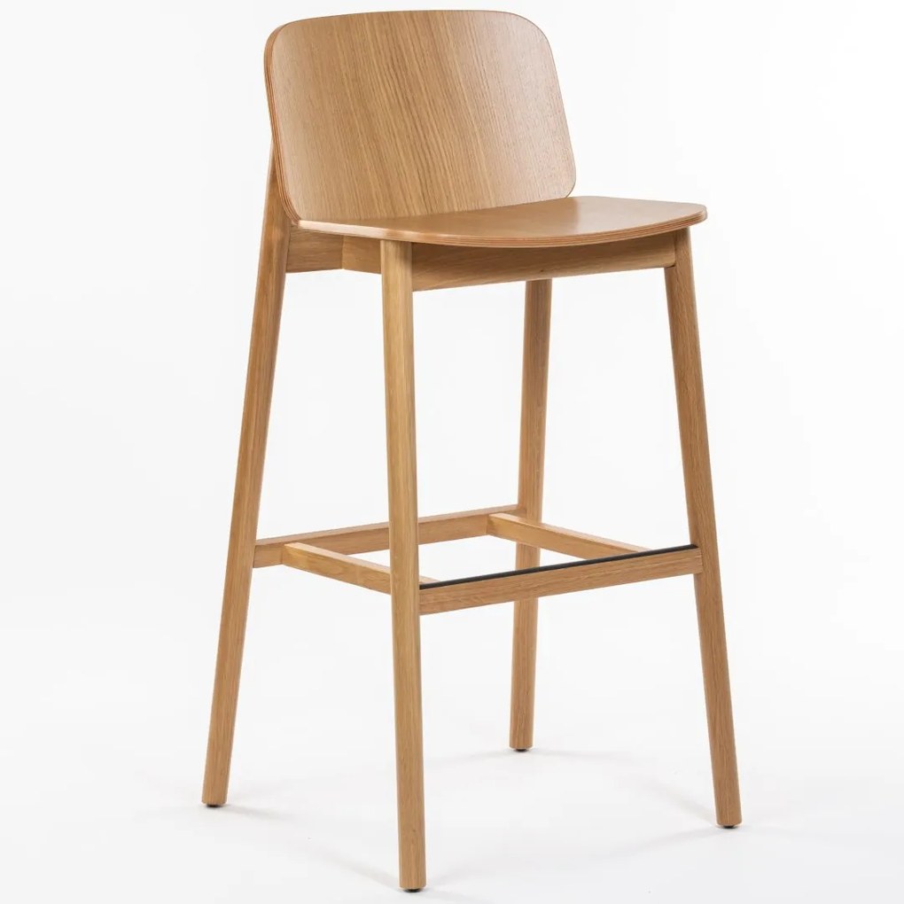 CLARISA BAR 65 DREVENÁ STOLIČKA NA MIERU výška sedu 65 cm