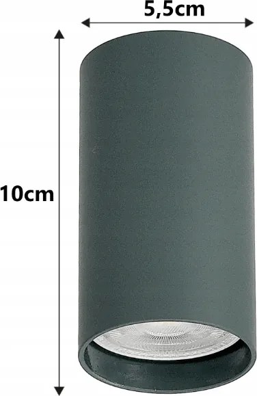 BERGE LED svietidlo pre povrchovú montáž FIGU - zelené