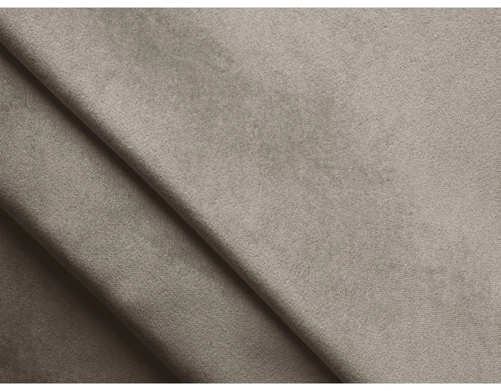 Béžová zamatová pohovka 212 cm Moana – Makamii