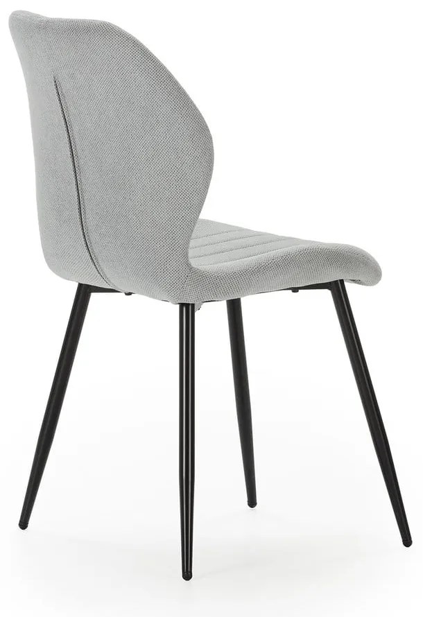 Svetlosivé jedálenské stoličky v súprave 4 ks Milu – Marckeric