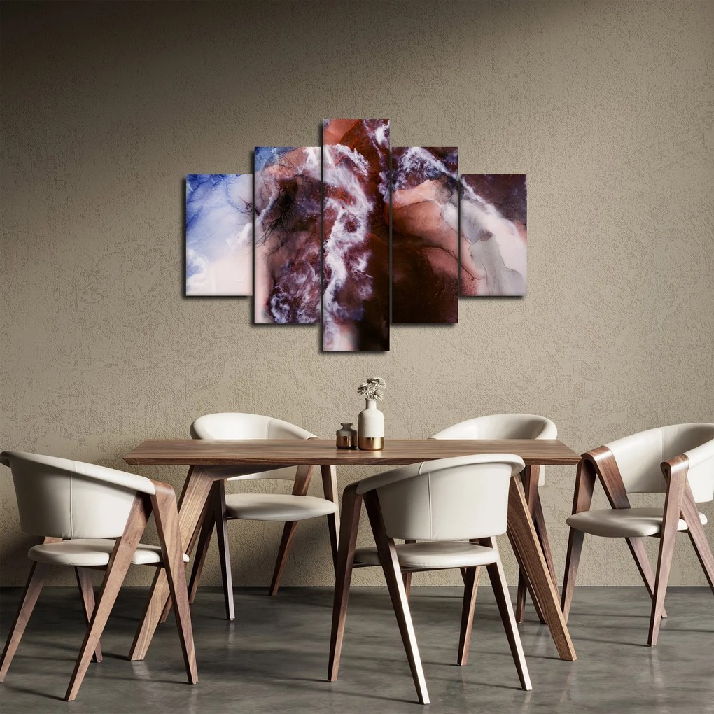 Obraz - Fialový mramor N⁰3 (150x105 cm)