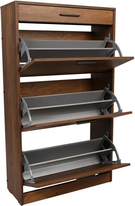 Skriňa na topánky Oslo Walnut II