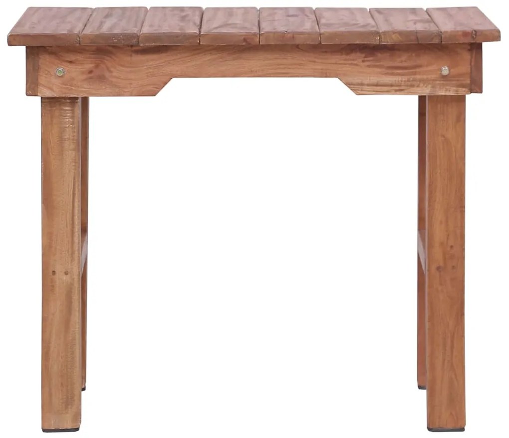 vidaXL Koncový stolík 70x35x60 cm mahagónový masív