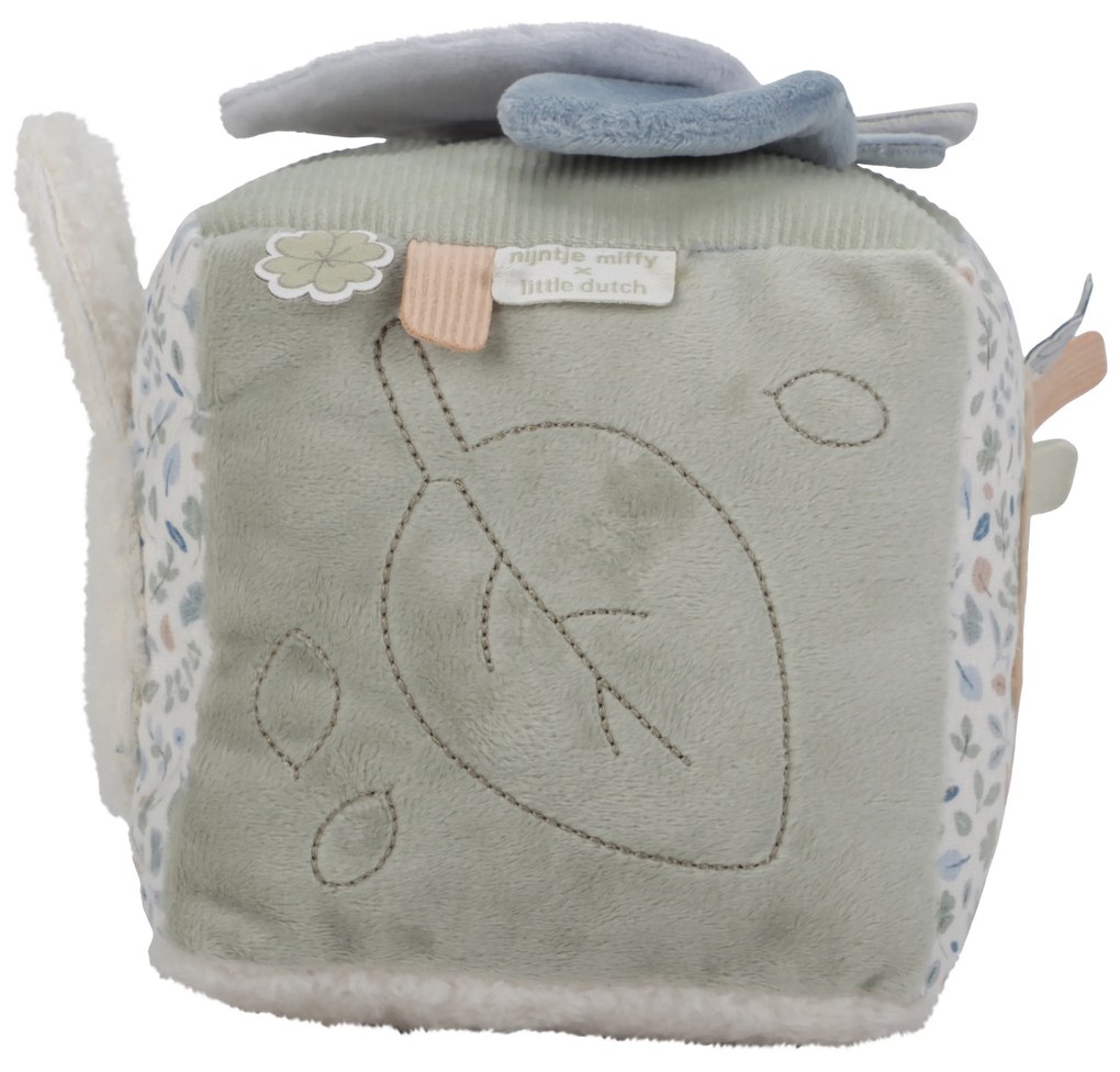 Kocka textilna králiček Miffy Lucky Leaves