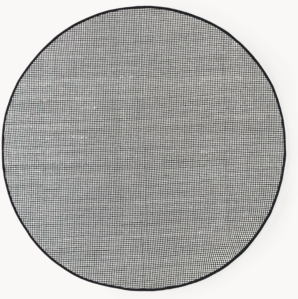 Okrúhly ručne tkaný vlnený koberec Amaro