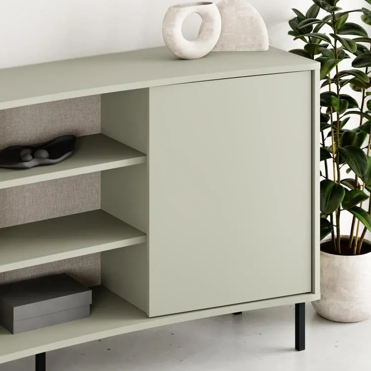 Komoda Houseland Frem 150 cm sivozelená