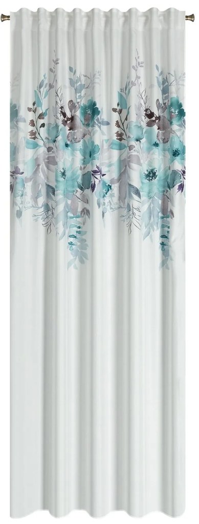 ZÁVES NA PÁSKE SENDI 140X270 CM VZOROVANÁ