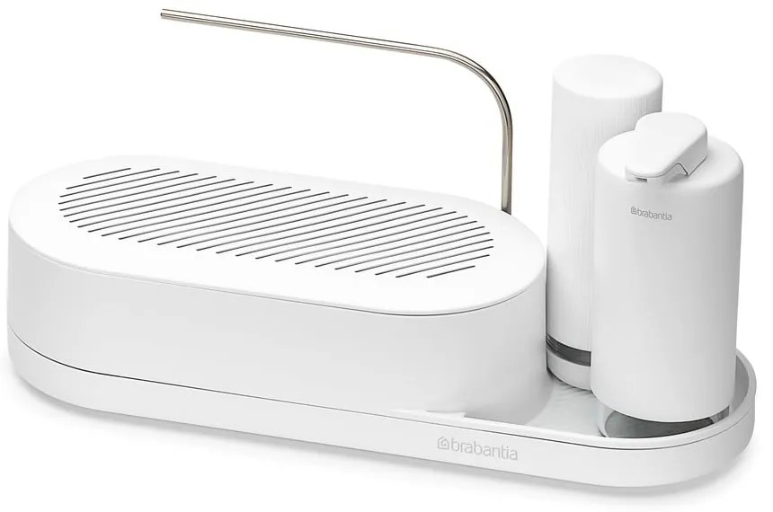 Biely plastový stojan na umývacie prostriedky SinkStyle – Brabantia