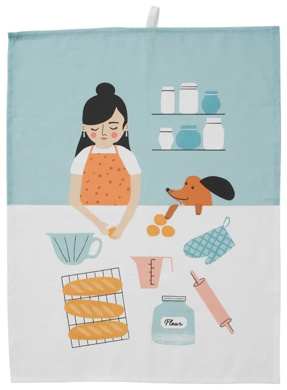 Ľanová utierka Bröd 50x70
