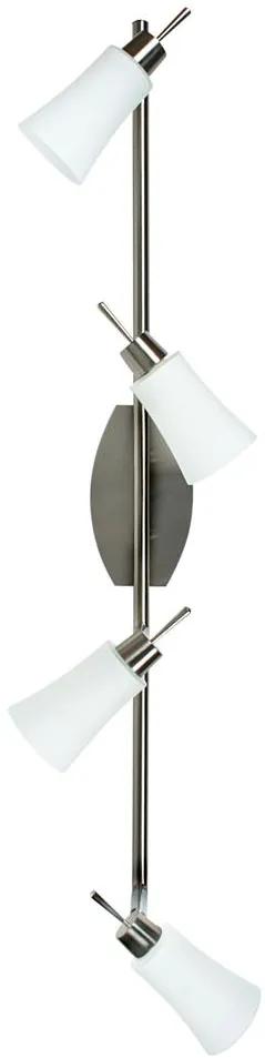Candellux KROTON Bar Lamp 4X40W G9 Matt Nickel/White 94-85644