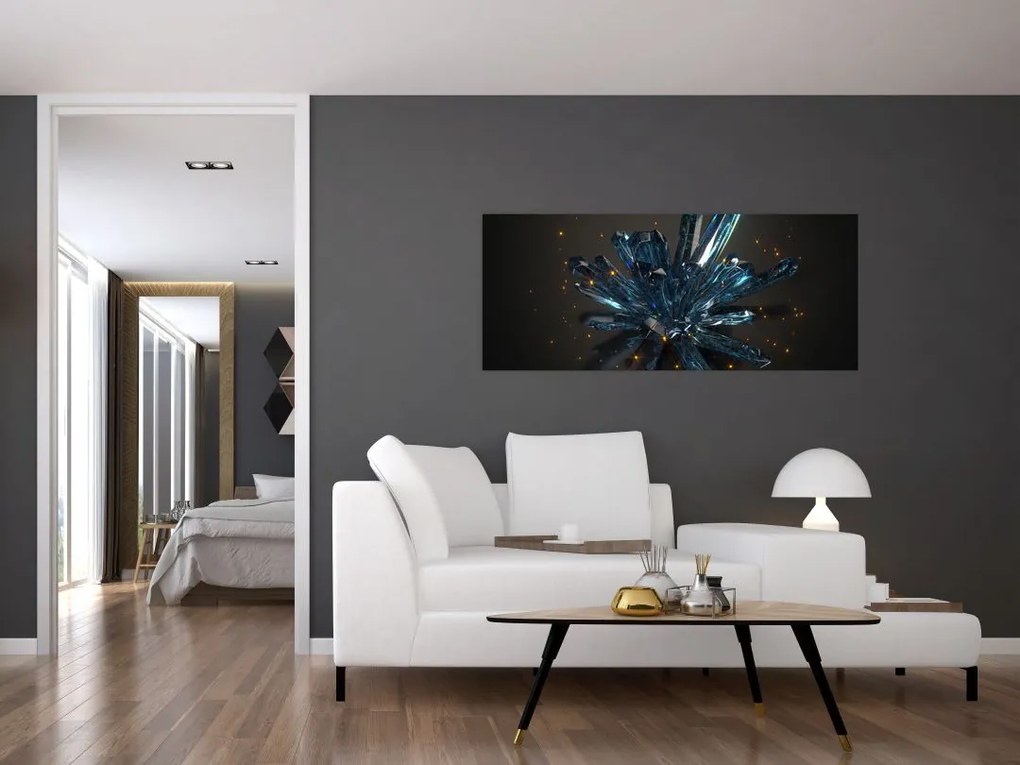 Obraz kryštálu (120x50 cm)
