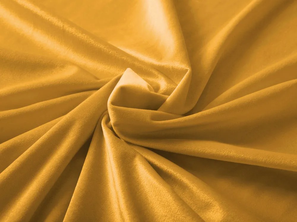 Biante Zamatový behúň na stôl Velvet Prémium SVP-037 Zlatisto oranžový 45x180 cm