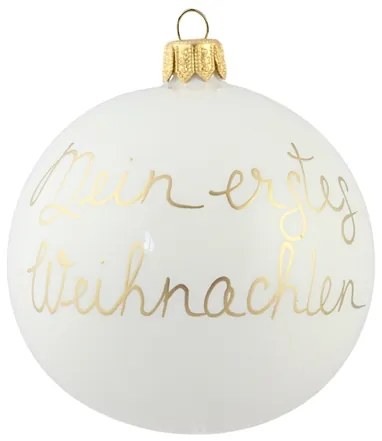 Vianočná guľa „Mein erstes Weihnachten“