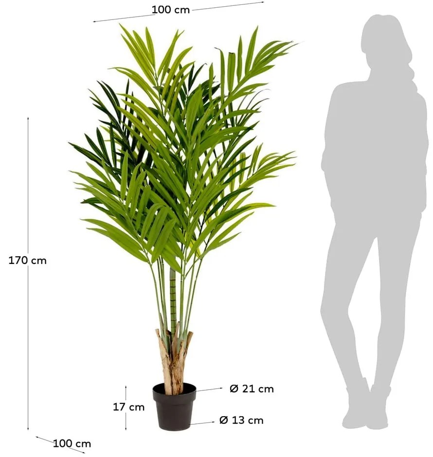 Umelý bambus (výška 170 cm) – Kave Home