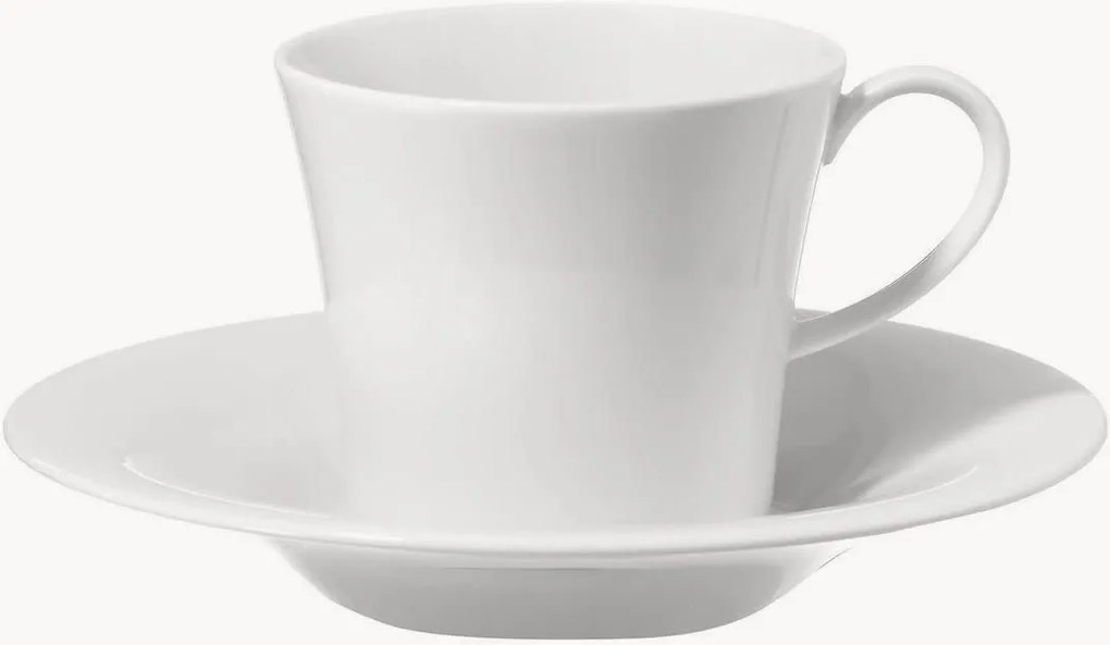 Ručne vyrobená porcelánová šálka na kávu's podšálkou Berlin