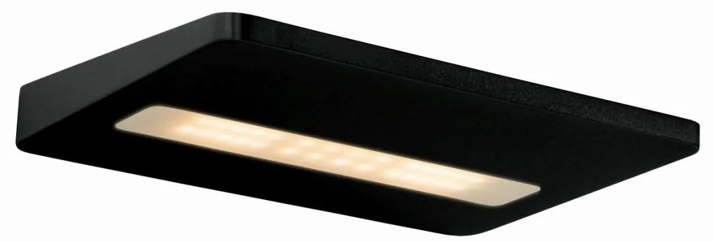 Lucide 17207/08/30 - LED nástenné svietidlo BORO 1xLED/8W/230V čierne