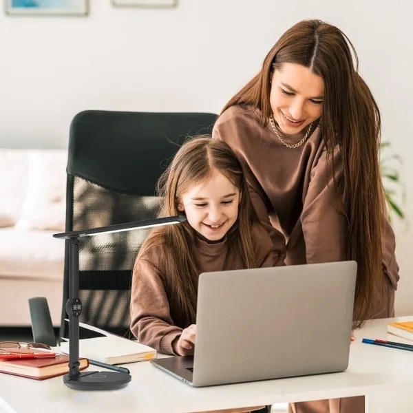 Rabalux 74198 - LED Stmievateľná dotyková stolná lampa ISAK LED/9W/230V