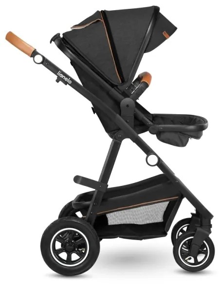 Lionelo - Kombinovaný kočík 2v1 AMBER Grey Graphite