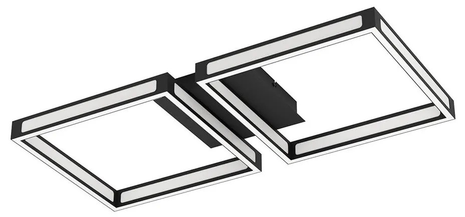 Eglo 99788 - LED Stropné svietidlo ALTAFLOR 2xLED/11,2W/230V čierna