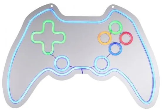 JUST LIGHT. 85022-70 - LED Neónová nástenná dekorácia NEON 1xLED/6,5W/5V gamer