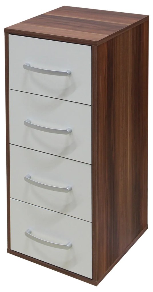 idea Komoda orech/biela Rozmery: 36 × 35 × 82