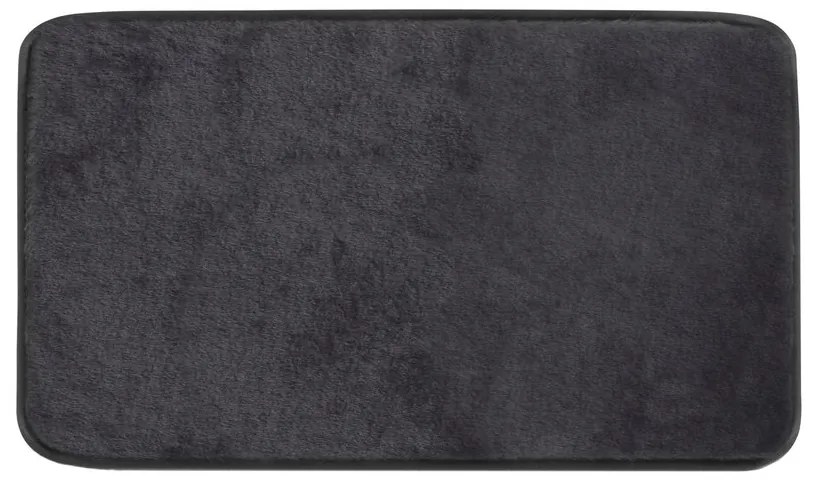 Gedy Gedy, FUZZY kúpeľňová predložka, 50x80cm, 100% polyester, protišmyk, čierna, 96FY508014