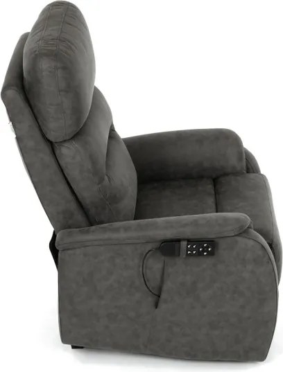 Polohovacie kreslo čierne, elektrické TV-L8904 BK3